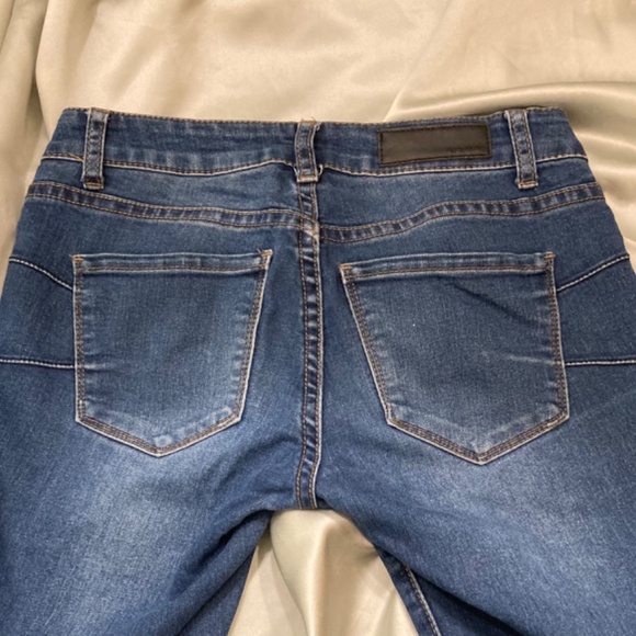S.O.N.G. Skinny Blue Jeans Low Rise Size 0 VGUC - Picture 3 of 11